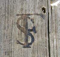 Monograms depicting the initials “S” and “F” .