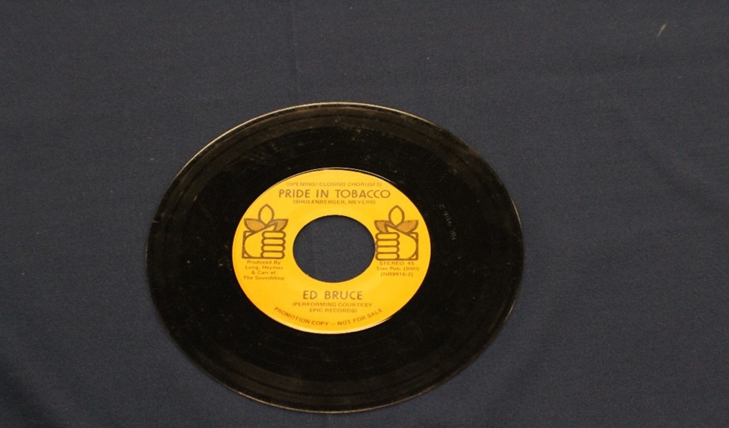 Vinyl record.