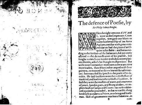 A black and white scan of a page with fingers visible