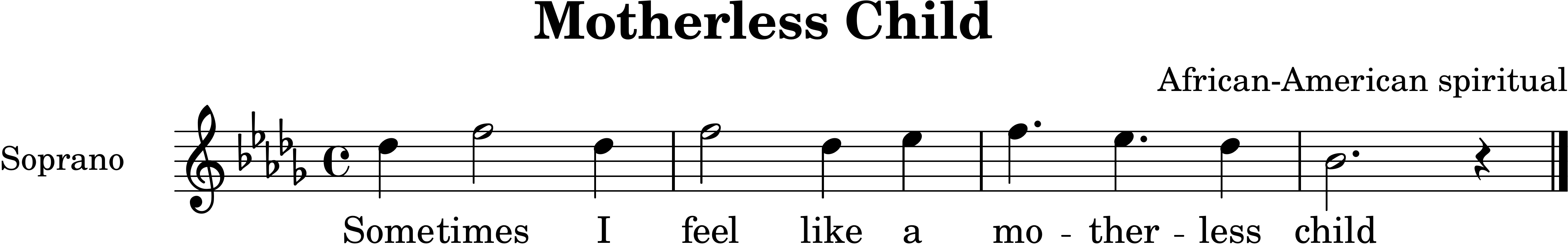 A line of engraved music notes and lyrics corresponding to the code above
